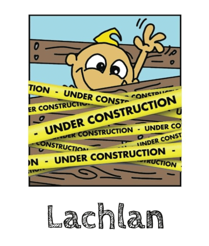 Lachlan children’s picture book cover by Kate Darmody and illustrator Luke Lilly